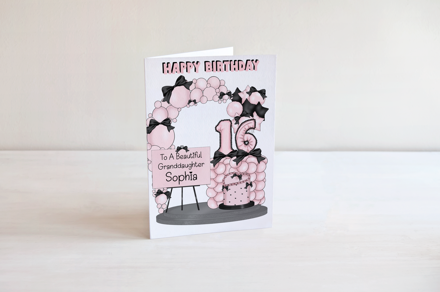 16th Birthday Card for Girls