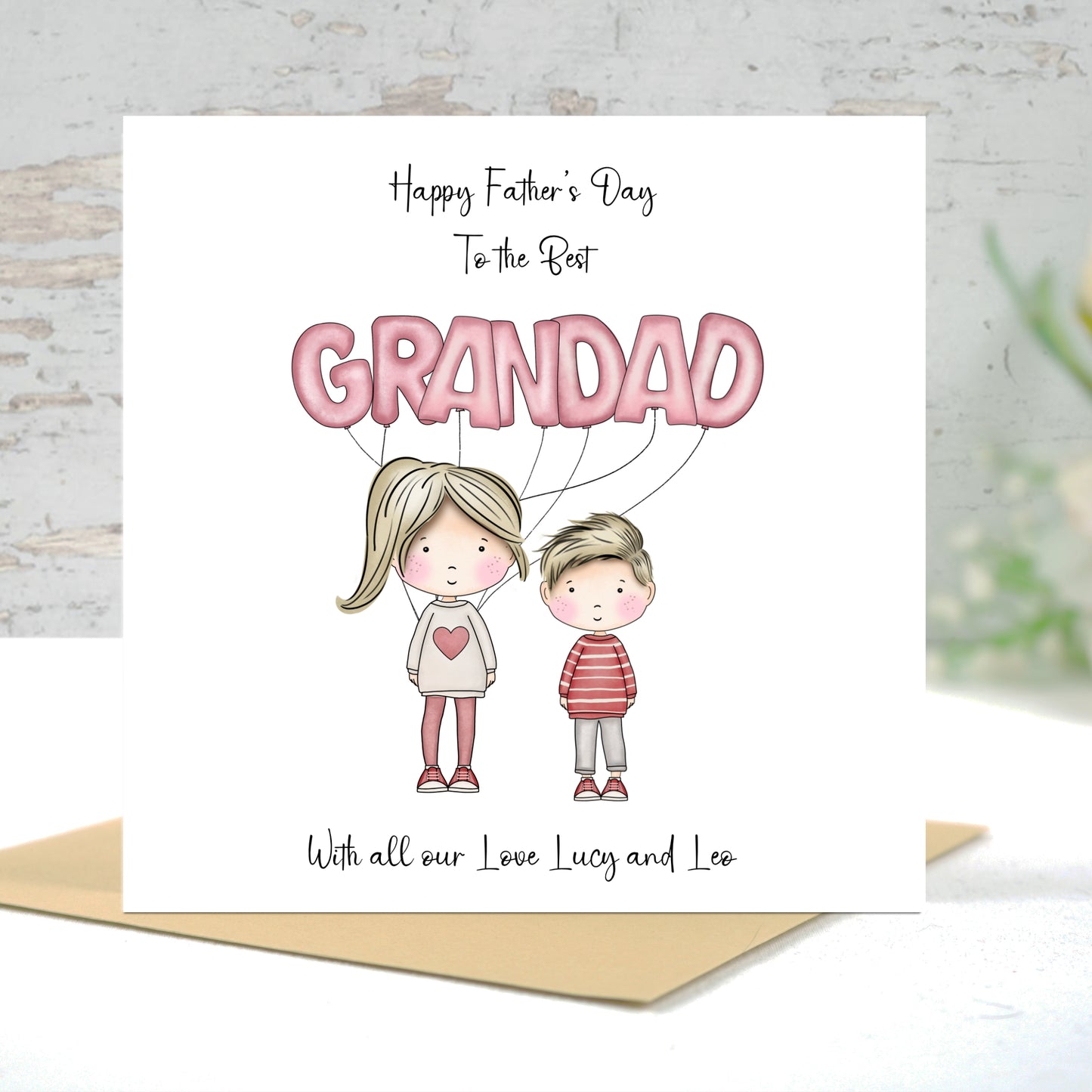 CHILDRENS CHARACTER FATHERS DAY CARD