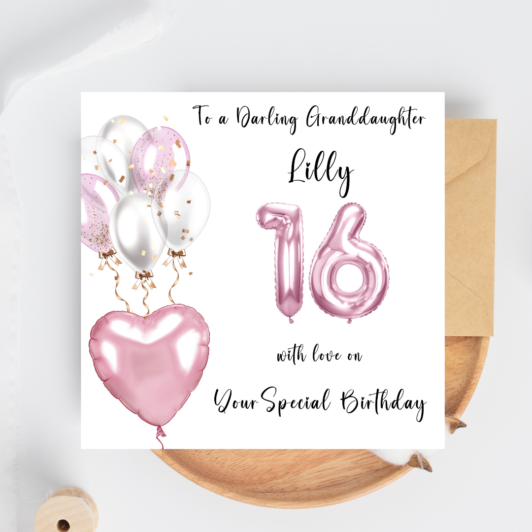 Cute Birthday Card for Girls - Any age
