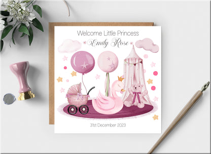 Congratulations On The New Baby Granddaughter Card