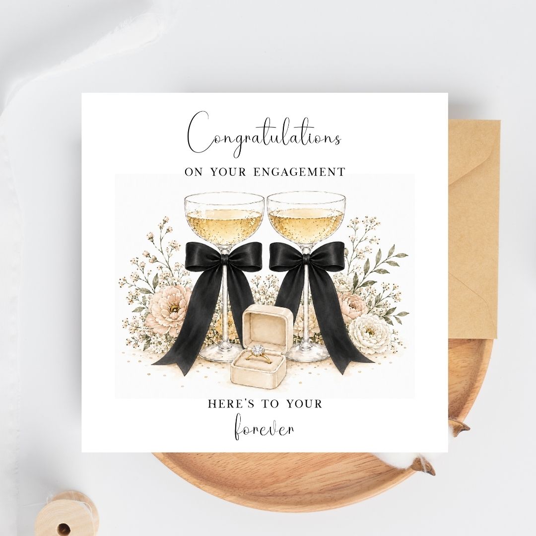 Congratulations On Your Engagement Card