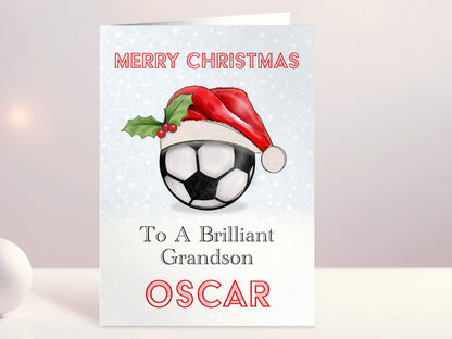 football chrsitmas card
