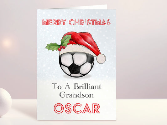 football chrsitmas card
